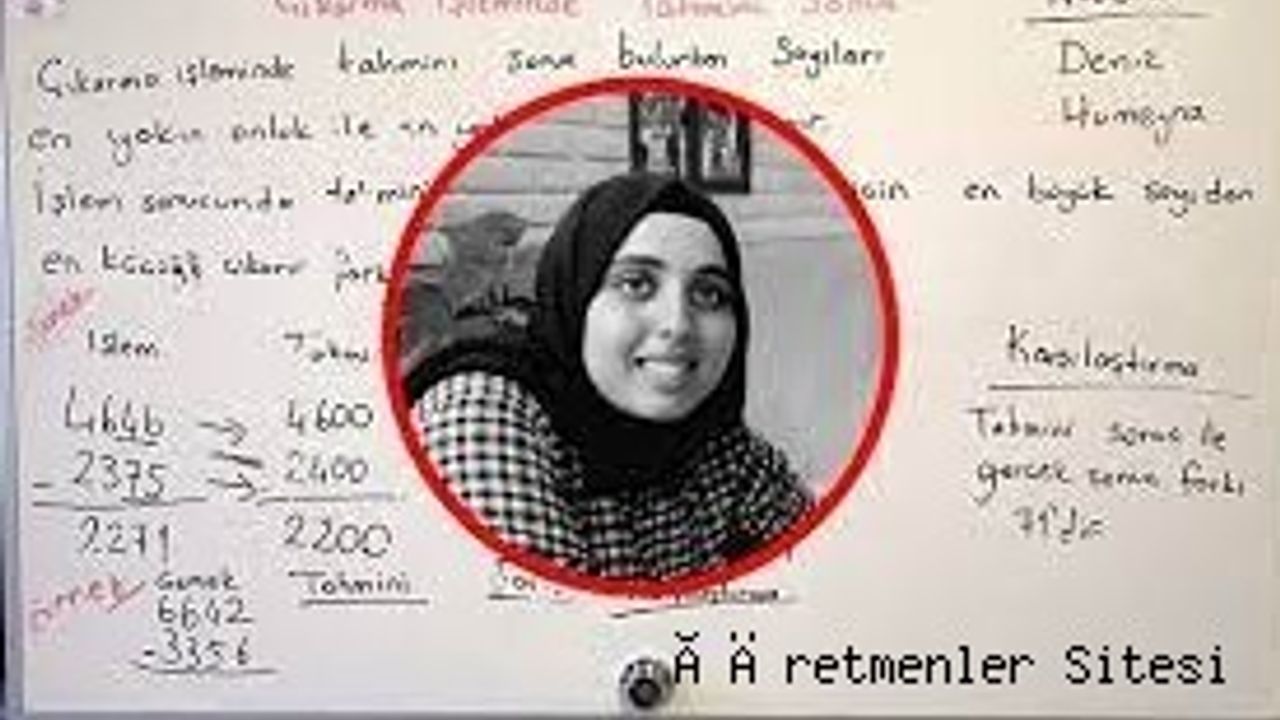 Gaziantep/Karkamışta Şehit olan Ayşenur Öğretmenin son derste yazdığı notlar tahtada kaldı