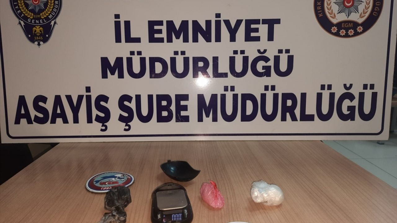 Kırklareli'nde uyuşturucu ticareti iddiasıyla 4 şüpheli yakalandı