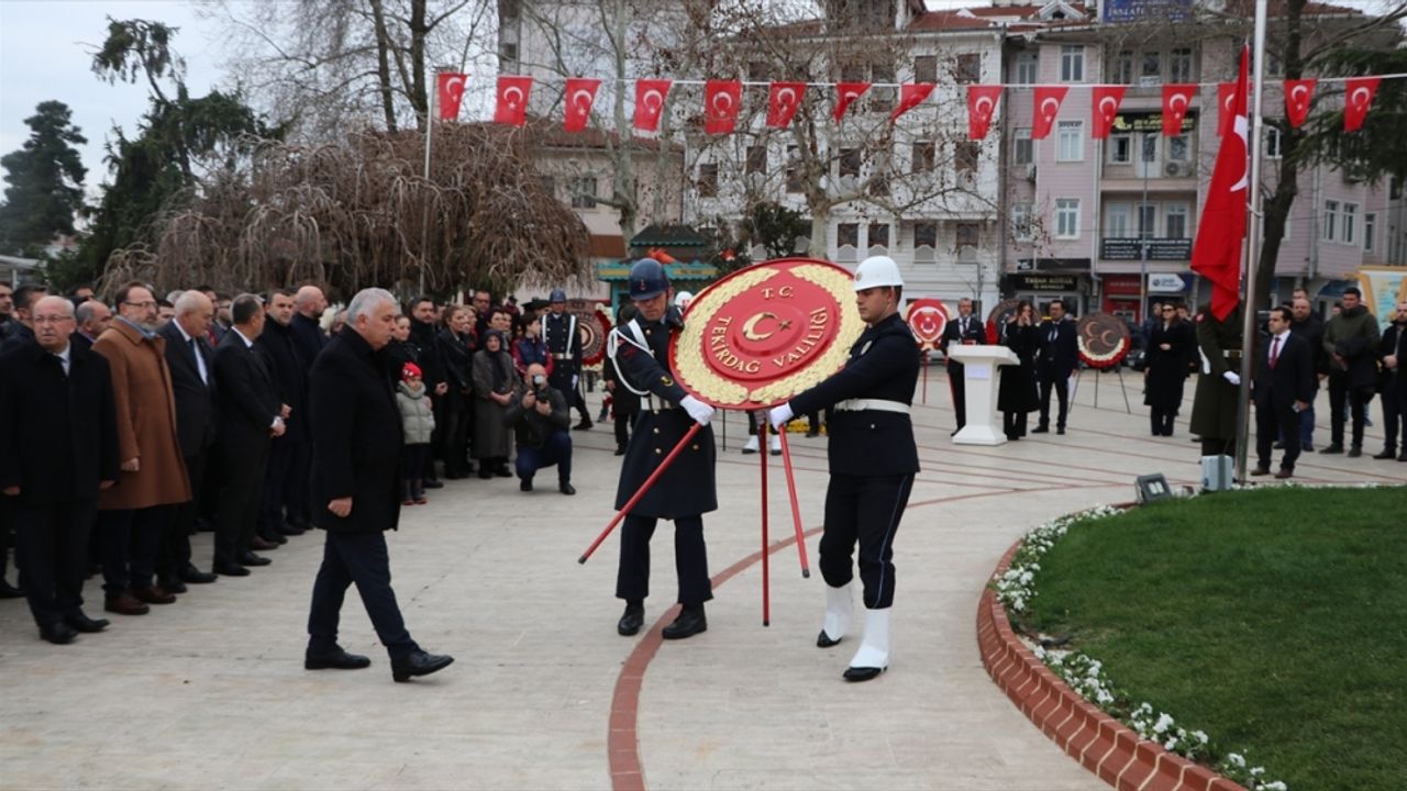Trakya'da Çanakkale Zaferi'nin 108. yıl dönümü dolayısıyla anma törenleri düzenlendi