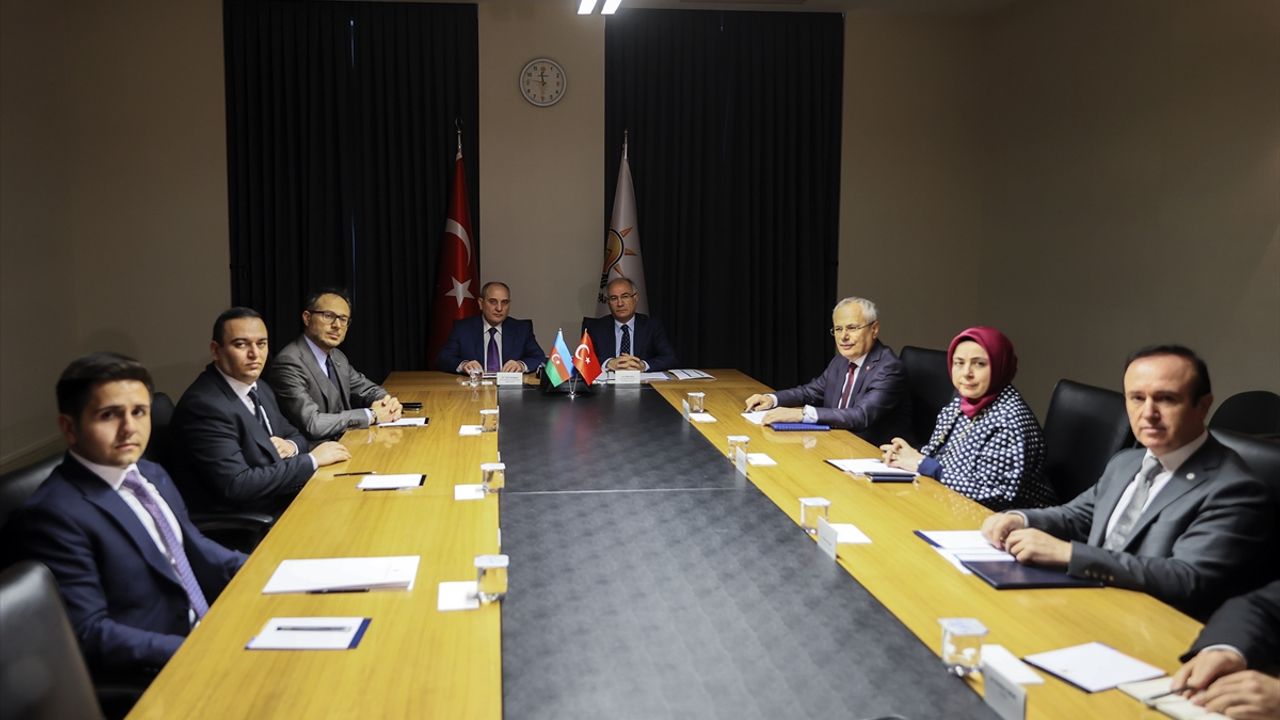 ANKARA - Yeni Azerbaycan Partisi heyeti, AK Parti Genel Başkan Yardımcısı Ala'yı ziyaret etti