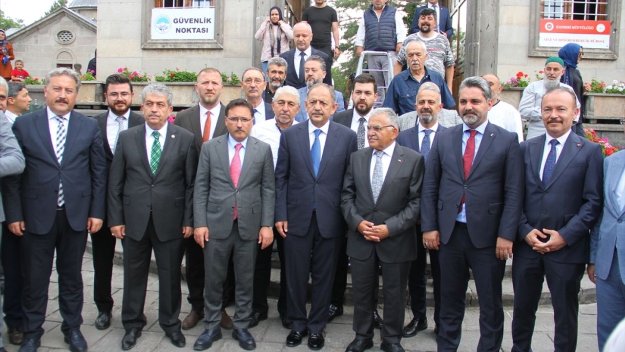 Çevre, Şehircilik ve İklim Değişikliği Bakanı Özhaseki, Kayseri'de konuştu: