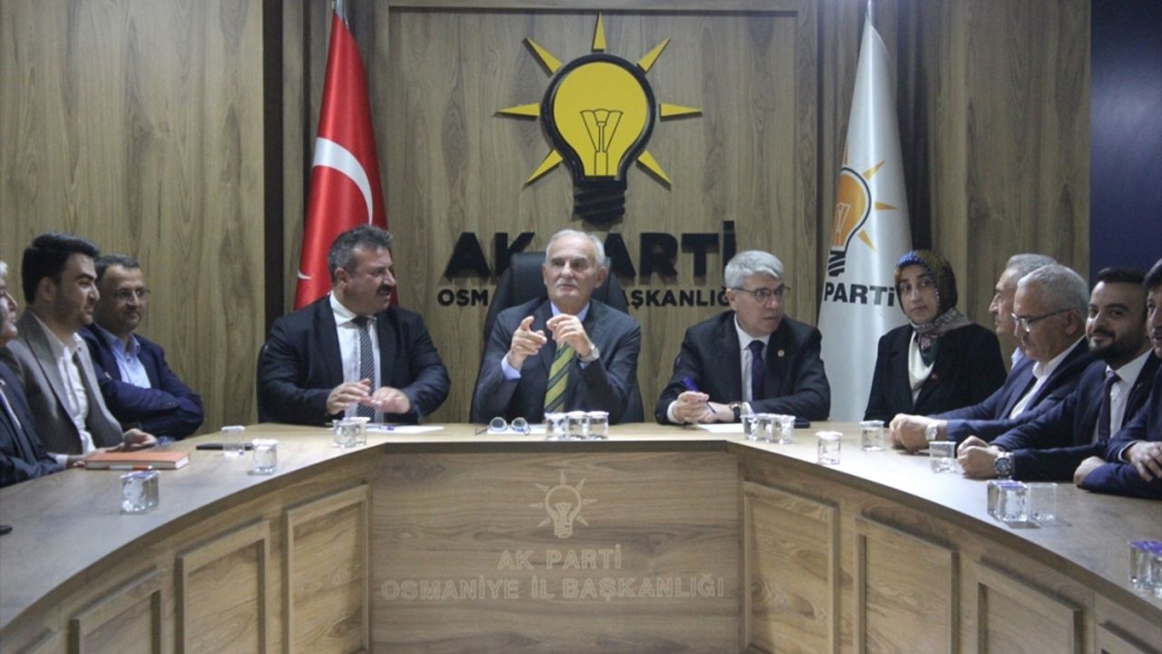 AK Parti Yerel Yönetimler Başkanı Yılmaz, Osmaniye'de konuştu: