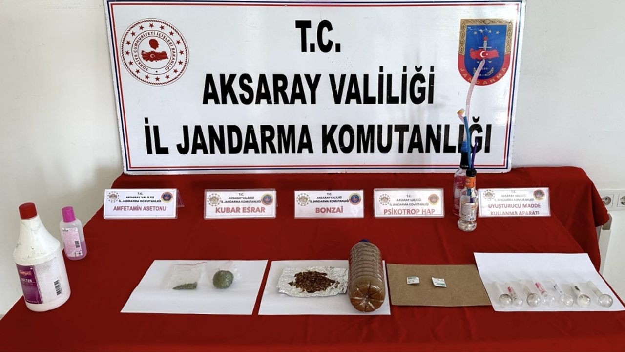 Aksaray'da uyuşturucu ticareti yapan 3 şüpheli tutuklandı