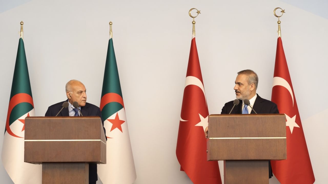 Dışişleri Bakanı Fidan, Cezayirli mevkidaşı Attaf ile ortak basın toplantısında konuştu: