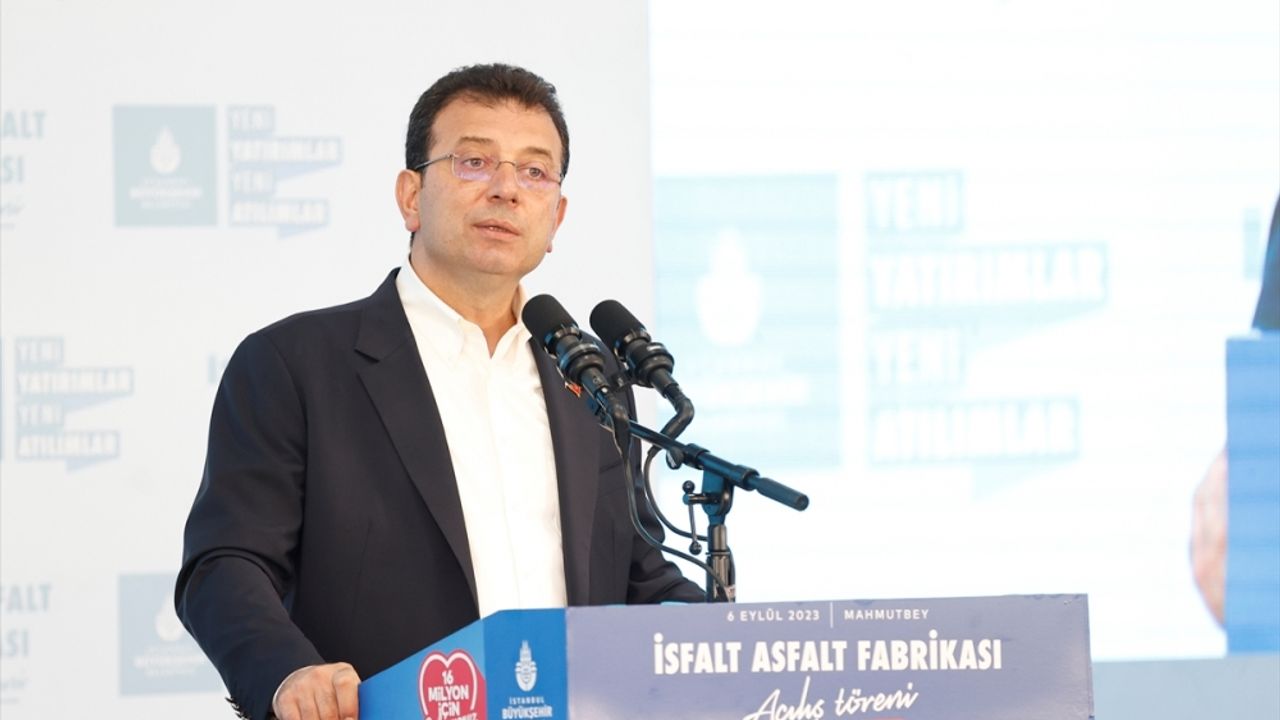 İstanbul'da yenilenen Mahmutbey Asfalt Üretim Tesisi açıldı
