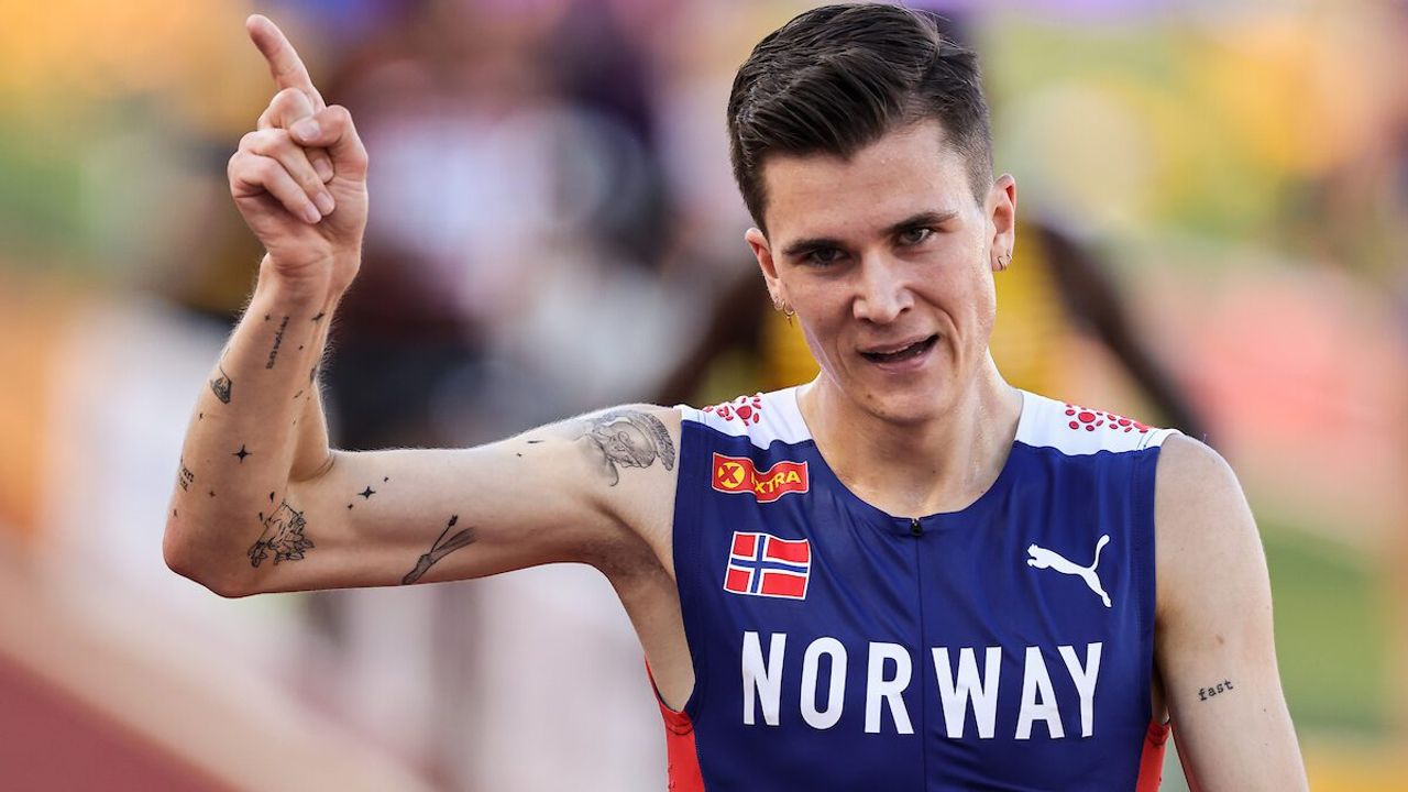 Norveçli atlet Ingebrigtsen, Brüksel'de dünya rekoru kırdı