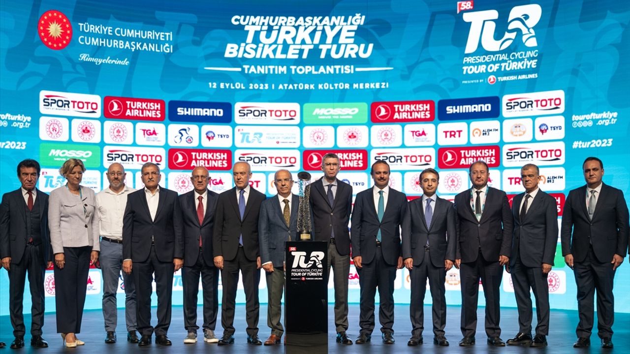İSTANBUL - 58. Cumhurbaşkanlığı Türkiye Bisiklet Turu'nun tanıtım toplantısı yapıldı