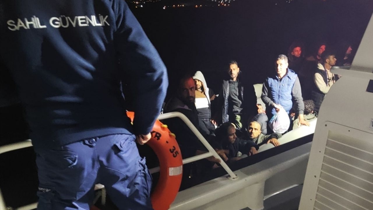 Bodrum açıklarında 31 düzensiz göçmen kurtarıldı