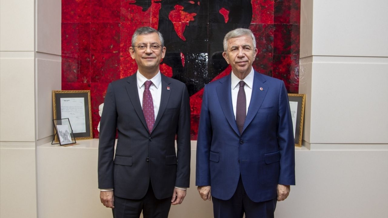 CHP Genel Başkanı Özel, Ankara Büyükşehir Belediye Başkanı Yavaş'ı kabul etti