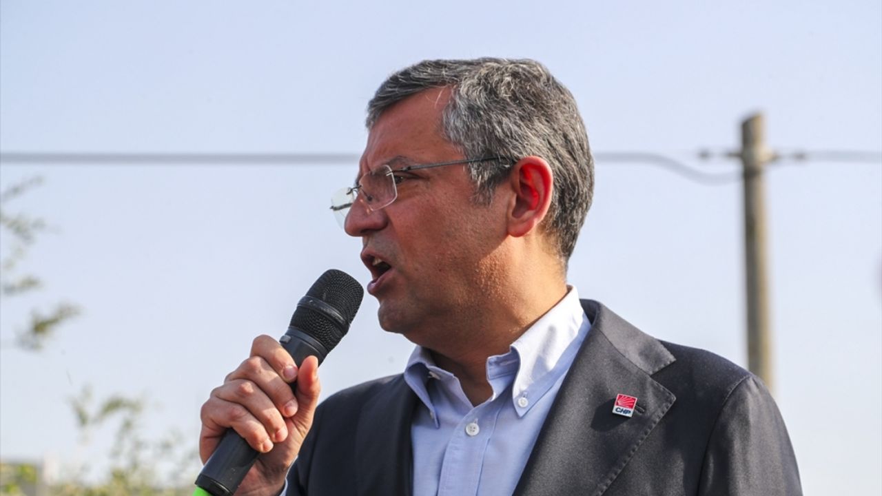 CHP Genel Başkanı Özel, Hatay'da açıklamalarda bulundu: