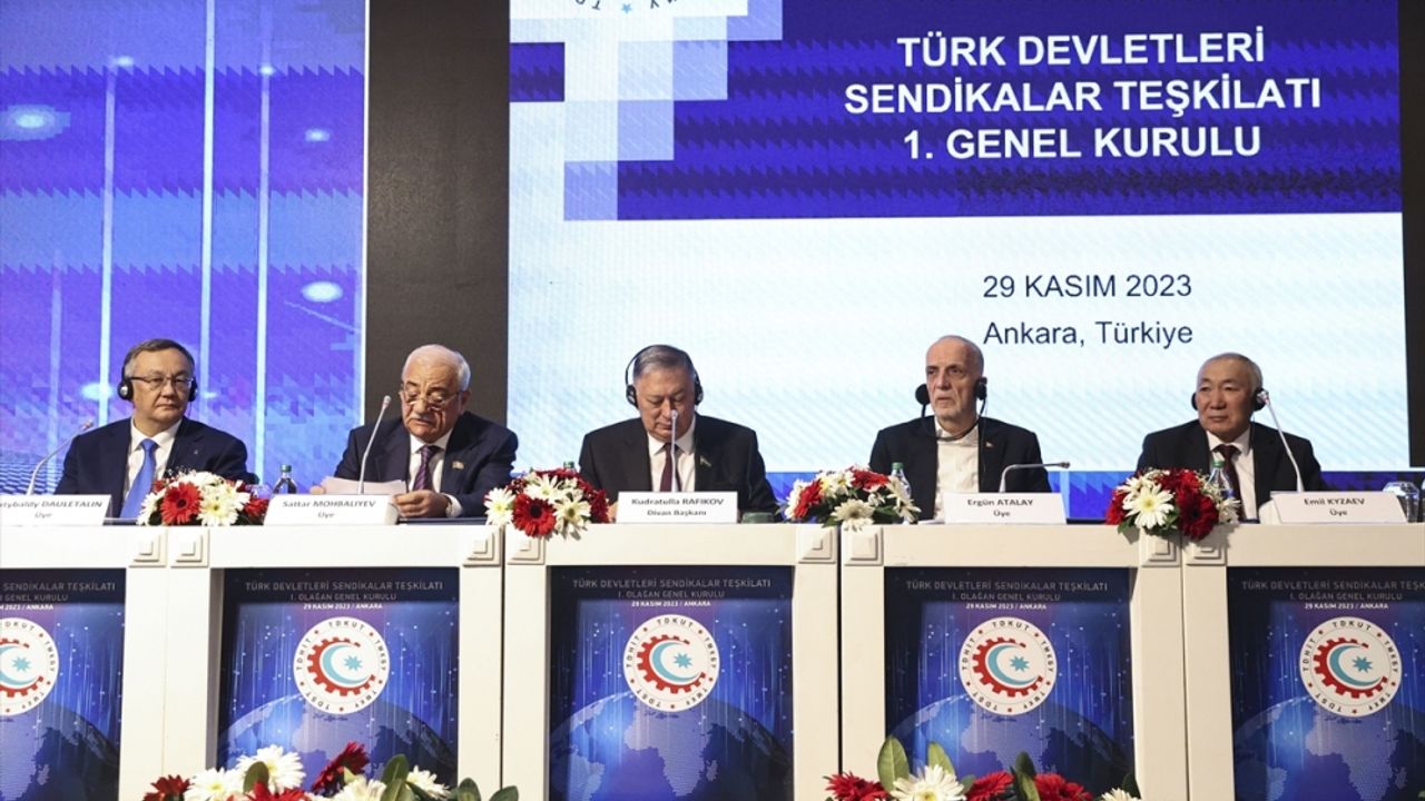 Ergün Atalay, Türk Devletleri Sendikalar Teşkilatı Genel Başkanlığına seçildi