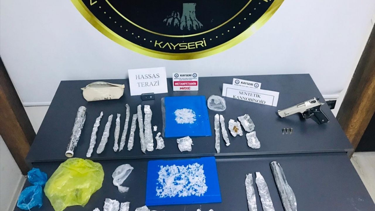 Kayseri'deki uyuşturucu operasyonlarında 16 şüpheli tutuklandı