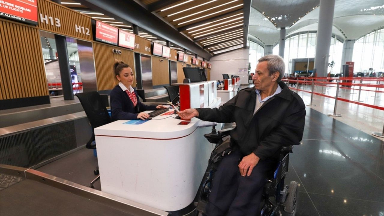 Engellilerden İstanbul Havalimanı'na ziyaret