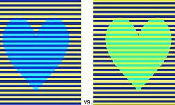 Fotoğrafta bulunan 2 kalp hangi renk ? (Mavi ve Yeşil değil)
