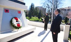 İŞKODRA - Arnavutluk'ta 18 Mart Çanakkale Deniz Zaferi ve Şehitleri Anma Günü programı düzenlendi