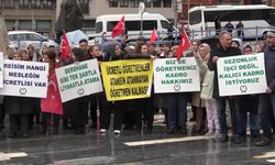 Ankara'da Ücretli Öğretmenler Kadro Talebinde Bulundu