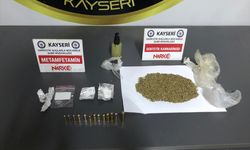 Kayseri'de 10 kilo 705 gram uyuşturucu ele geçirildi