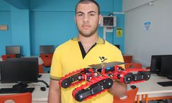 Kocaeli'de lise öğrencileri kurtarma ekipleri için özel robot geliştirdi