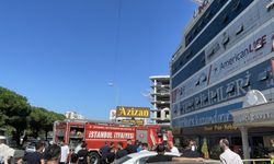 Başakşehir'de iş merkezindeki restoranda çıkan yangın söndürüldü