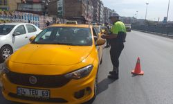 Kadıköy'de taksi şoförlerine yönelik denetim yapıldı