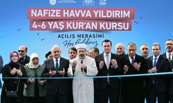 Diyanet İşleri Başkanı Erbaş "Nafize Havva Yıldırım 4-6 Yaş Kur'an Kursu"nun açılışına katıldı: