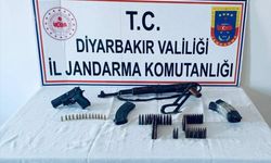 Diyarbakır'da silah ve mühimmat ele geçirildi, 1 şüpheli gözaltına alındı
