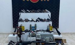 Kars'ta silah imalatı ve ticareti yaptıkları iddiasıyla 2 şüpheli yakalandı
