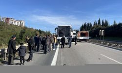 Kocaeli'de tır ile yolcu otobüsünün karıştığı kazada 6 kişi yaralandı