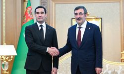 Türkmenistan Devlet Başkanı Berdimuhamedov, Cumhurbaşkanı Yardımcısı Yılmaz'ı kabul etti