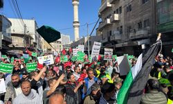 Ürdün'de İsrail saldırıları altındaki Gazze'ye destek yürüyüşü düzenlendi
