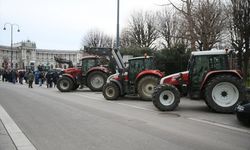 Avusturya’da bir grup çiftçi, hükümetin tarım politikalarını protesto etti