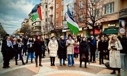 Bulgaristan’da Filistin ile dayanışma gösterisi düzenlendi