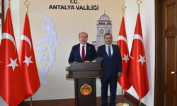 KKTC Cumhurbaşkanı Ersin Tatar, Antalya Valiliğini ziyaret etti: