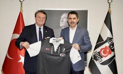 Murat Kurum, Beşiktaş Spor Kulübü yöneticileriyle bir araya geldi: