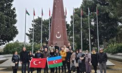 Şehit ailelerinden Azerbaycan'a ziyaret