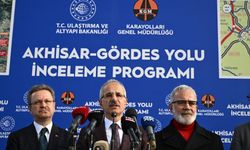 Ulaştırma ve Altyapı Bakanı Uraloğlu, Akhisar-Gördes yolunda incelemelerde bulundu: