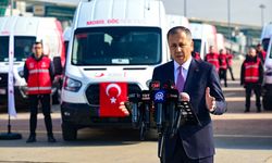 Bakan Yerlikaya, "Göç İdaresi Mobil Araç Teslim Töreni"nde konuştu: