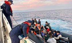 Bodrum açıklarında 37 düzensiz göçmen yakalandı