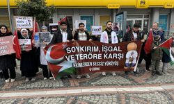 Edirne'de, Gazze'ye destek için "sessiz yürüyüş" düzenlendi