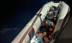 Fethiye açıklarında 14 düzensiz göçmen kurtarıldı