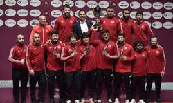 Grekoromen Güreş Milli Takımı, üst üste ikinci kez Avrupa şampiyonu oldu