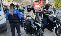 Samsun'da motosiklet sürücüleri farkındalık turu attı