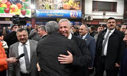 ABB Başkanı Yavaş, Ankara Toptancı Hali'ni ziyaret etti