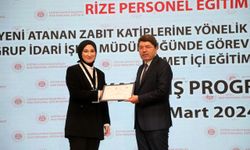 Adalet Bakanı Tunç, Rize'de sertifika töreninde konuştu: