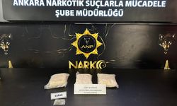 Ankara'da durdurulan araçta uyuşturucu ele geçirildi