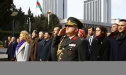 Azerbaycan'da Çanakkale Deniz Zaferi'nin 109. yıl dönümü dolayısıyla tören düzenlendi