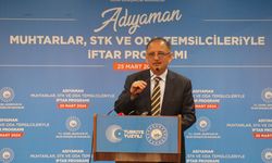 Bakan Özhaseki, Adıyaman'da iftar programında konuştu: