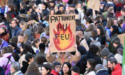 Brüksel'de binlerce kişi kadın hakları için yürüdü