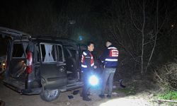 Denizli'de şarampole devrilen hafif ticari aracın sürücüsü öldü