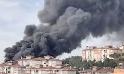 Arnavutköy'de işçilerin kaldığı konteynerlerde çıkan yangın söndürüldü